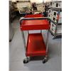 Image 2 : Metal 2-Tier Utility Cart 29" x 16" x 32"H