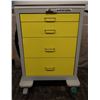 Image 1 : Waterloo Health Care Logistics Rolling 4-Drawer Utility Cart w/ Ergomonic Side Handles 26" x 18" x 4