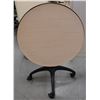 Image 1 : Round Mobile Flip Top Table 30" Dia, 28"H