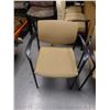 Image 2 : Qty 4 Stacking Chairs w/ Upholstered Backs & Seats 24" x 19" x 30"H