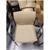 Image 2 : Qty 4 Stacking Chairs w/ Upholstered Backs & Seats 24" x 19" x 30"H