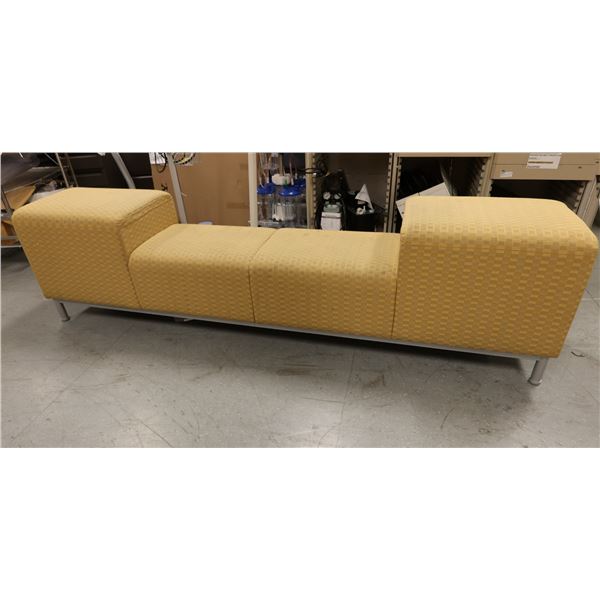 Long Upholstered 2-Tier Bench 96" x 16" x 26"H