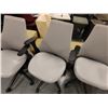 Image 8 : Qty 6 Rolling Armchairs w/ Padded Seats & Backs