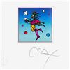 Image 2 : Star Catcher on Blue by Peter Max