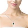Image 5 : 18K WG Designer Pendant & Chain Tourmaline