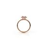 Image 4 : 14kt RG Diamond and Morganite Ring
