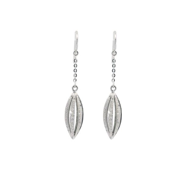 18K WG Eichhorn Diamond Earrings