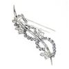 Image 4 : Fancy Vintage 18k Gold 6.05 ctw Diamond & Sapphire Wave Overlap Swirl Pin Brooch