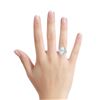 Image 5 : Platinum Marquise Motif Ring