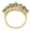 Image 7 : 14K Gold 2.24 ctw Dual Two Row Round Prong Set Diamond Stackable Wedding Band Ri