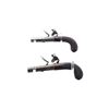 Image 2 : A PAIR OF L.W. MORTIMER LONDON | Model: Cased Flintlock Duelling Pistols | Caliber: .52 CAL