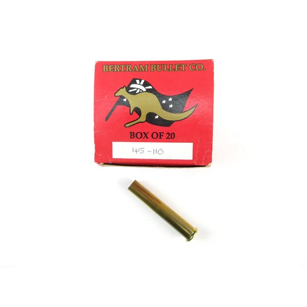 NEW NON-PRIMED BERTRAM BULLET .45-110 BRASS CASES LOT