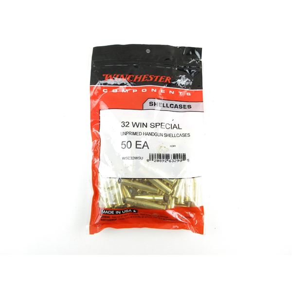 NEW NON-PRIMED WINCHESTER .32 WIN SPECIAL BRASS CASES LOT