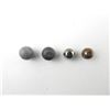 Image 2 : ASSORTED LEAD AND STEEL BALLS LOT