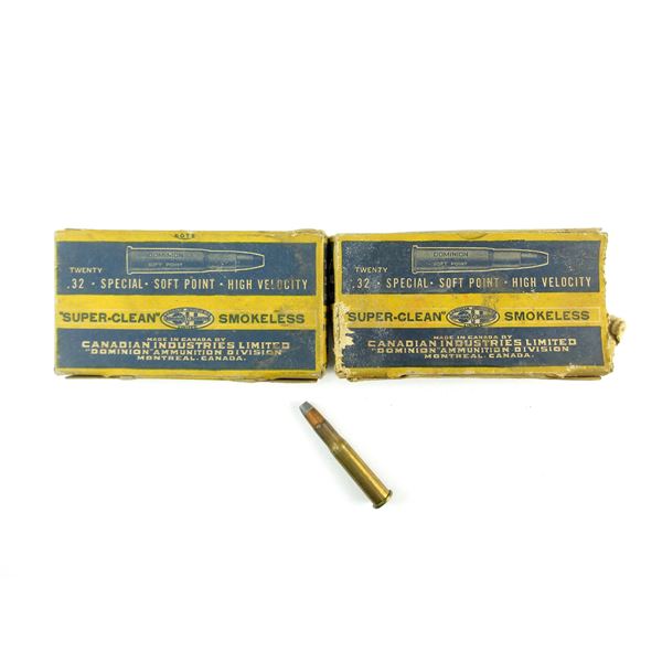 COLLECTIBLE DOMINION .32 SPL AMMO LOT