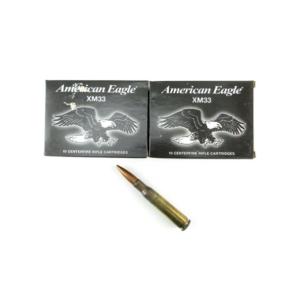 AMERICAN EAGLE XM33 .50 BMG AMMO LOT