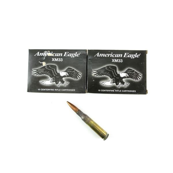 AMERICAN EAGLE XM33 .50 BMG AMMO LOT