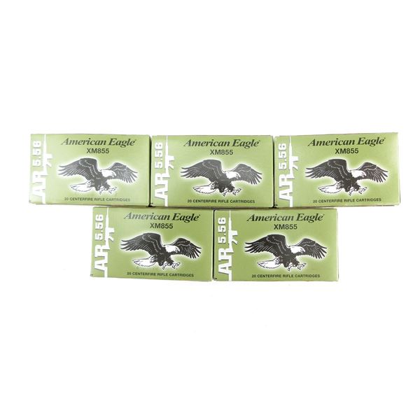 AMERICAN EAGLE XM855 5.56X45MM AMMO LOT