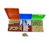Image 1 : RELOADED ASSORTED HAND GUN AMMO AND NON-PRIMED BRASS / NICKEL CASES LOT