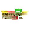 Image 1 : RELOADED ASSORTED HAND GUN AMMO / NON-PRIMED BRASS / NICKEL CASES AND PRIMED BRASS CASES LOT