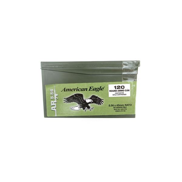 AMERICAN EAGLE 5.56X45MM NATO XM855 LPC120 AMMO LOT