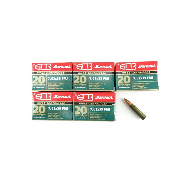 BARNAUL 7.62X39MM AMMO LOT