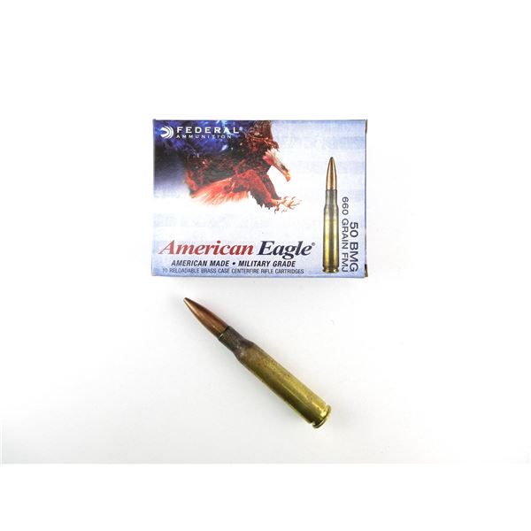 AMERICAN EAGLE .50 BMG AMMO LOT