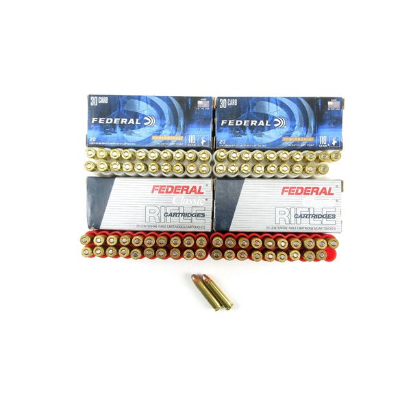 ASSORTED FEDERAL .30 CARBINE AMMO LOT
