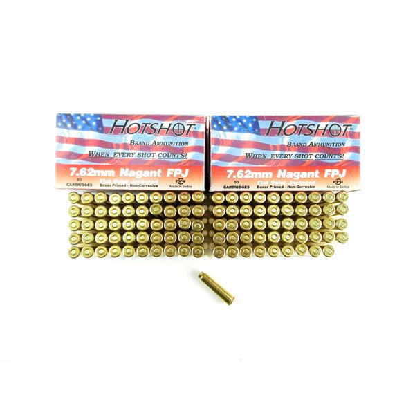 PPU HOTSHOT 7.62 NAGANT AMMO LOT