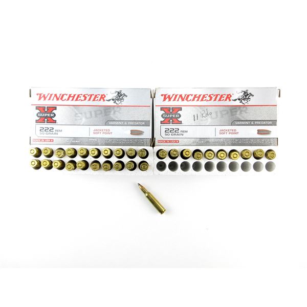 WINCHESTER .222 REM AMMO LOT
