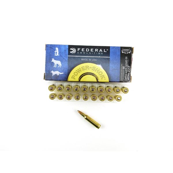 FEDERAL .222 REM AMMO LOT