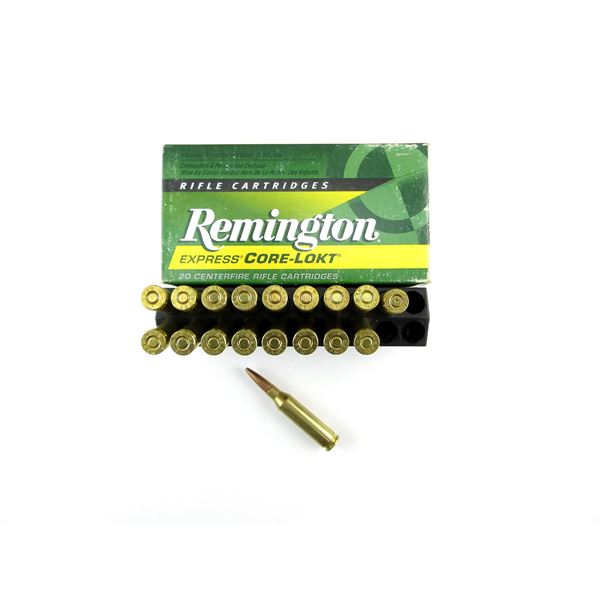 REMINGTON .260 REM AMMO AND NON-PRIMED BRASS CASE LOT