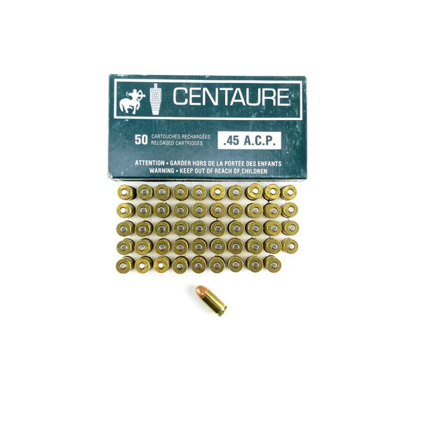 CENTAURE FACTORY RELOADED .45 ACP AMMO LOT