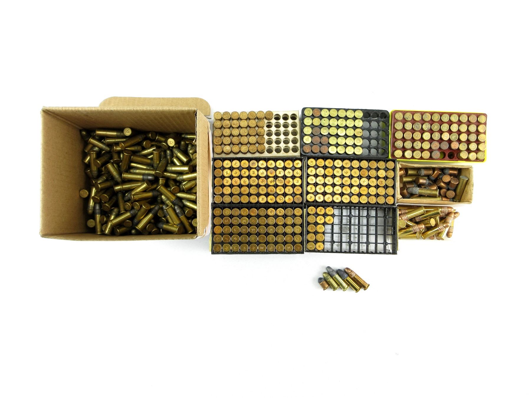 ASSORTED .22 BB CAPS / .22 SHORT / LR / AMMO LOT