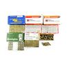 Image 1 : ASSORTED HAND GUN AMMO AND NON-PRIMED BRASS / NICKEL CASES LOT