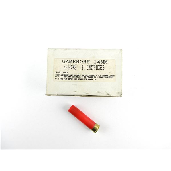 GAMEBORE 14MM SHOT SHELL AMMO LOT