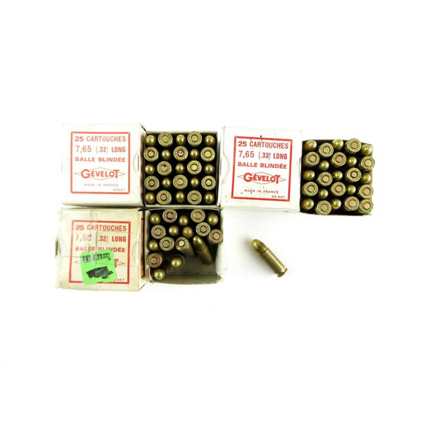 GEVELOT 7.65 (.32) LONG AMMO LOT