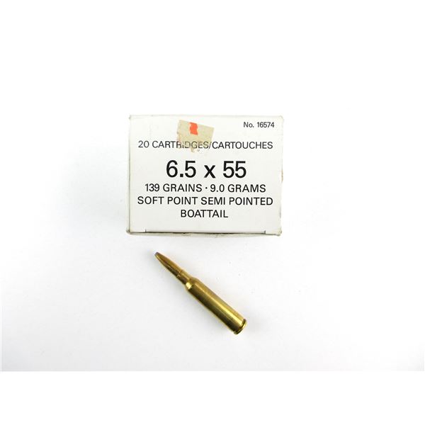 CENTURY ARMS 6.5X55MM AMMO LOT
