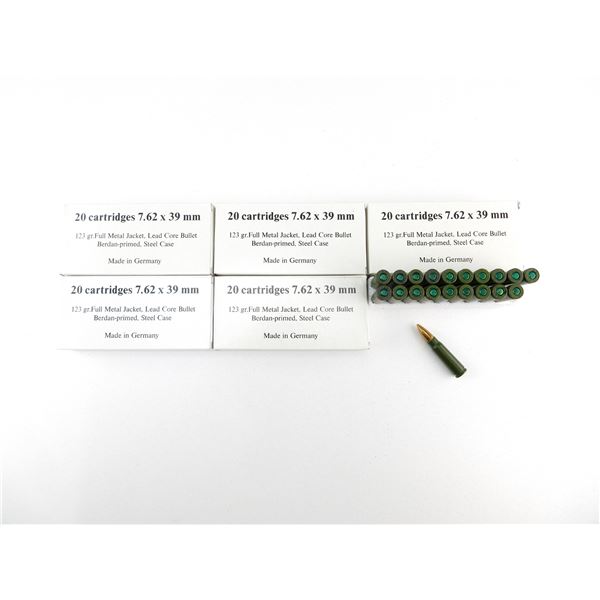 GERMAN MILITARY 7.62X39MM AMMO LOT