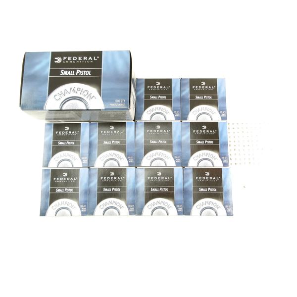 FEDERAL NO. 100 SMALL PISTOL PRIMERS LOT