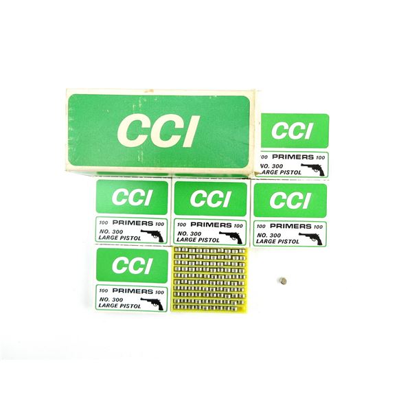 CCI NO. 300 LARGE PISTOL PRIMERS LOT