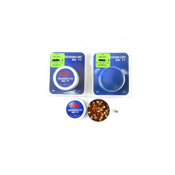 CCI NO.11 PERCUSSION CAPS LOT