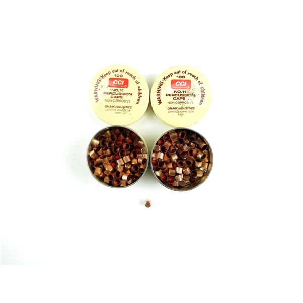 CCI NO. 11 PERCUSSION CAPS LOT