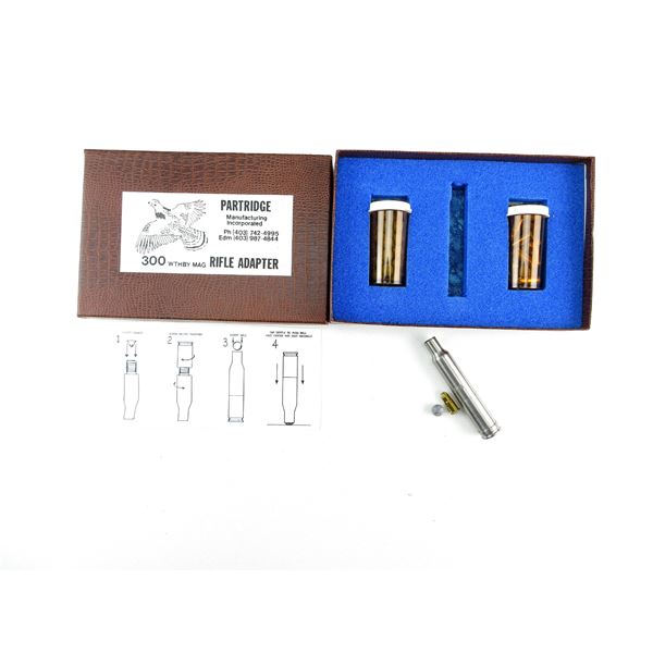 PARTRIDGE .300 WBY MAG RIFLE ADAPTER KIT LOT