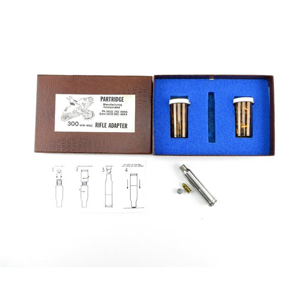 PARTRIDGE .300 WIN MAG RIFLE ADAPTER KIT LOT