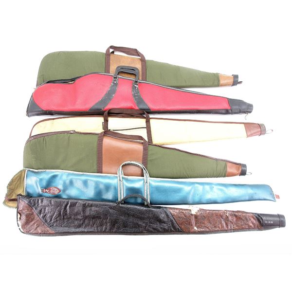 ASSORTED SOFT PADDED RIFLE CASES LOT
