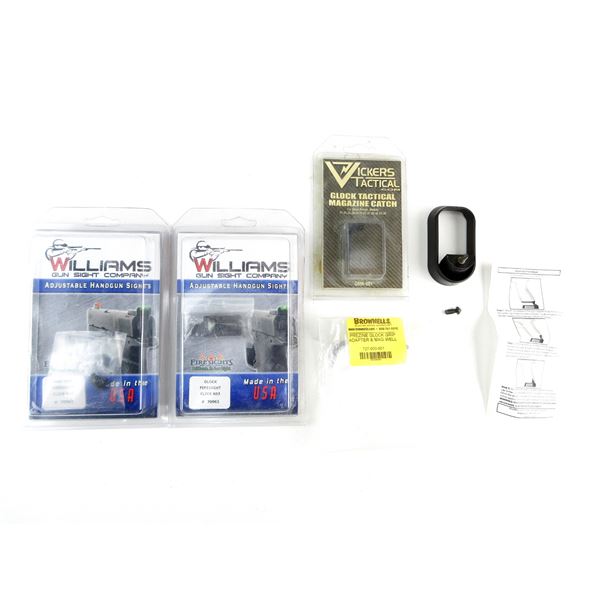 ASSORTED GLOCK PISTOL PARTS LOT