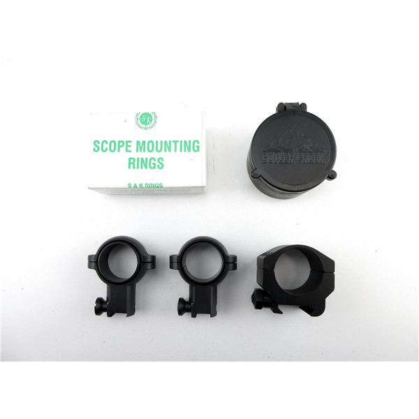 ASSORTED SCOPE RINGS LOT