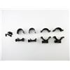 Image 1 : ASSORTED WEAVER 1" SCOPE RINGS LOT