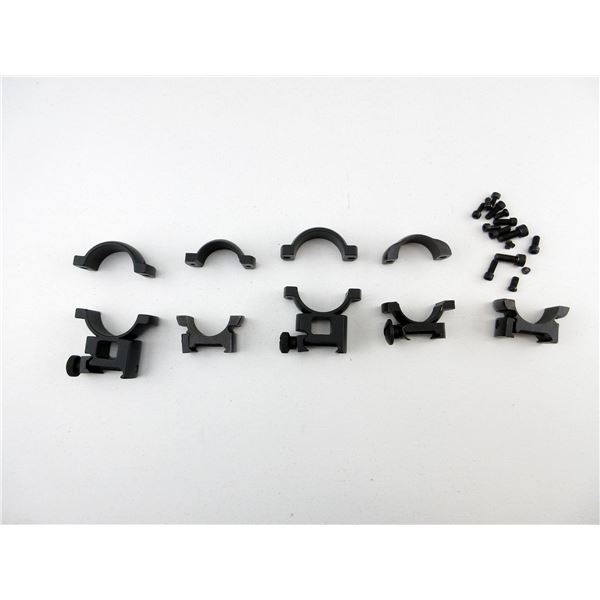 ASSORTED WEAVER SCOPE RINGS LOT